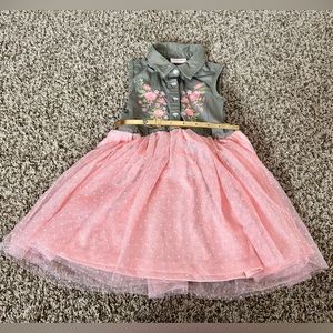 Girls Little Lass Sleeveless Dress